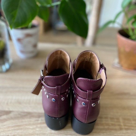 Wasco-25x by Qupid - size 6 (US) - burgundy pu - Picture 4 of 10